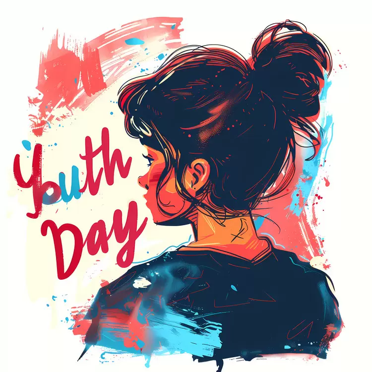 Youth Day Celebration Illustration