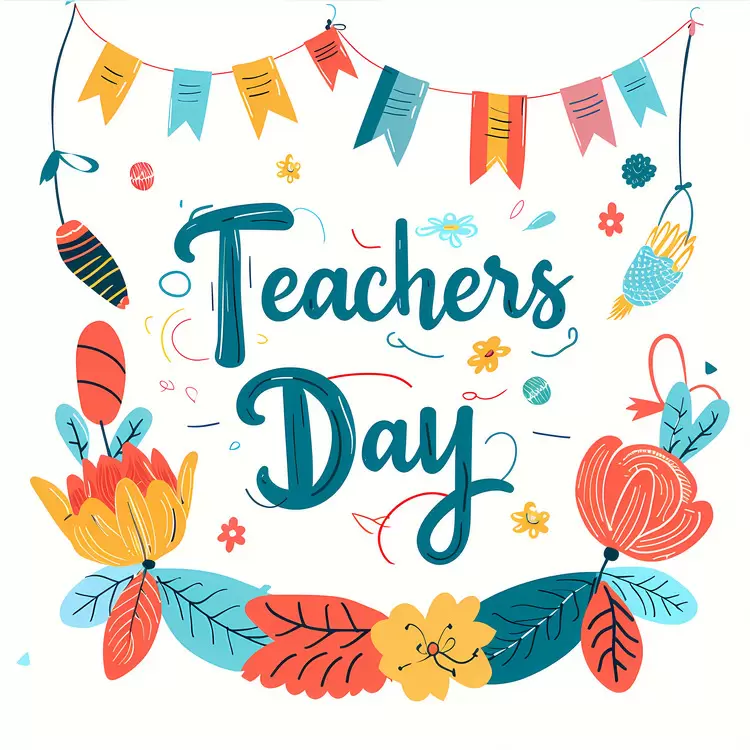 Festive Teachers Day Design