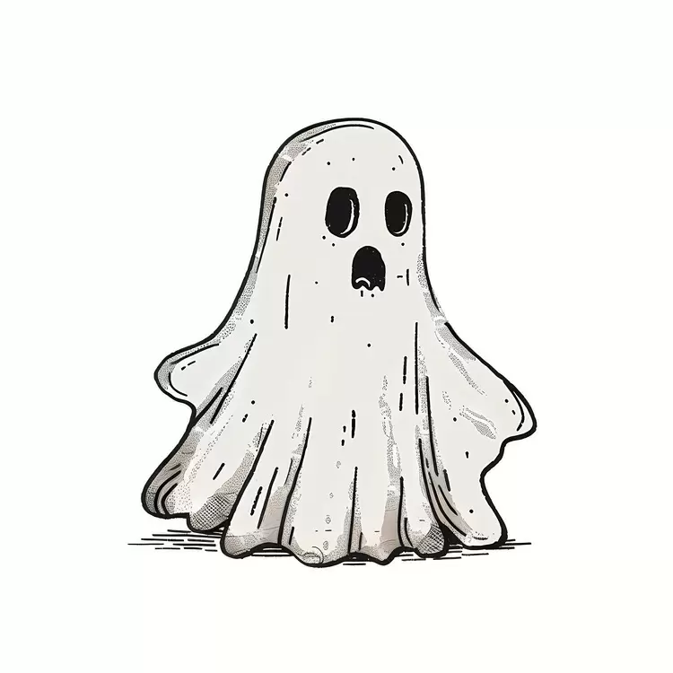 Scary Ghost Illustration