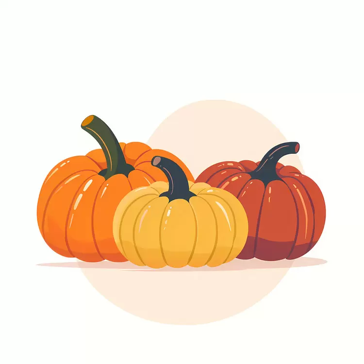 Assorted Pumpkins for Autumn Harvest