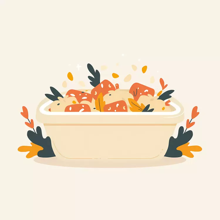 Colorful Dish with Vegetables