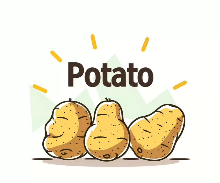 Cute Potatoes with Fun Design