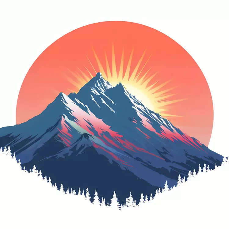 Stunning Mountain Sunrise