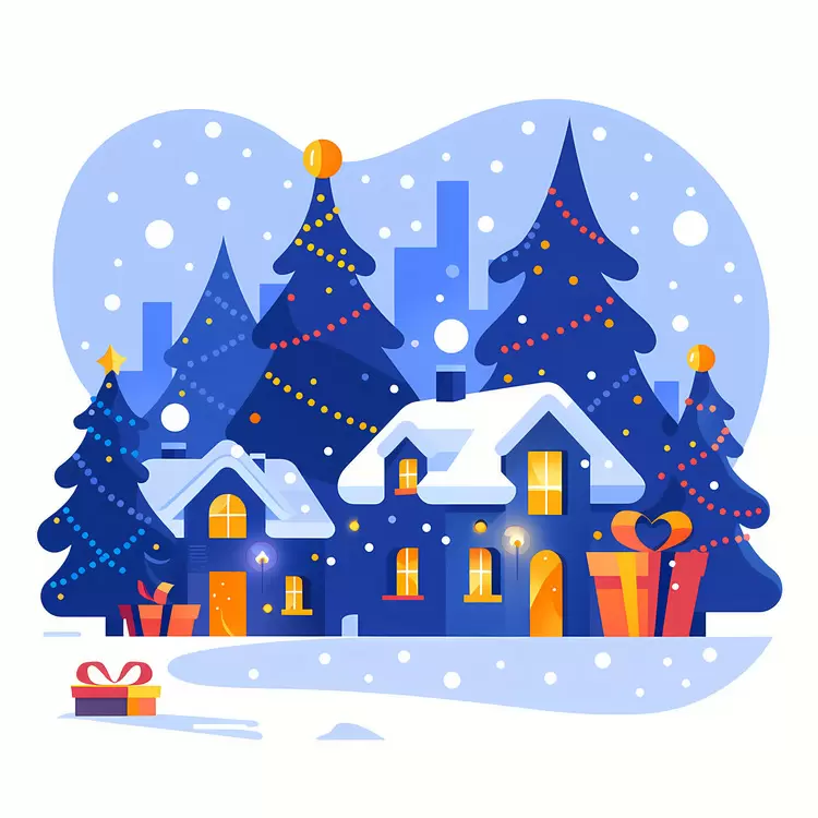 Small cute doodle house