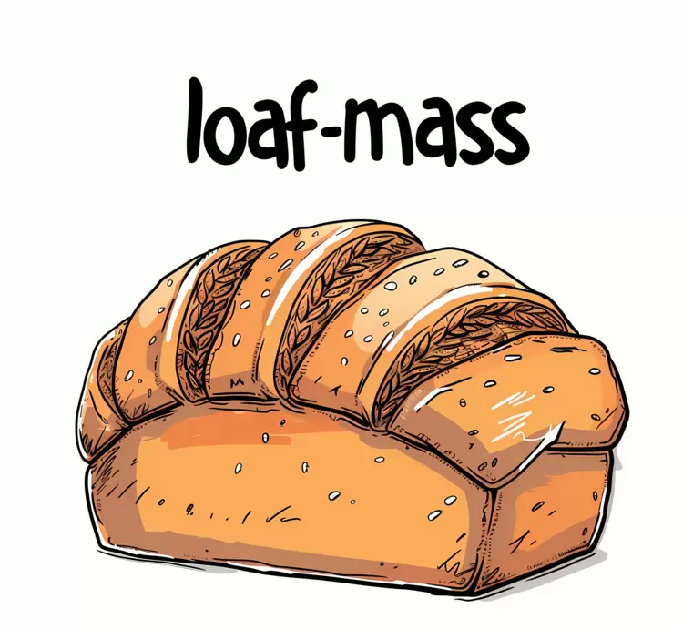 Loaf-Mass Bread Illustration