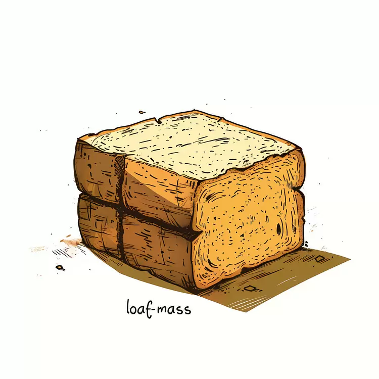 Loaf-Mass Bread Illustration