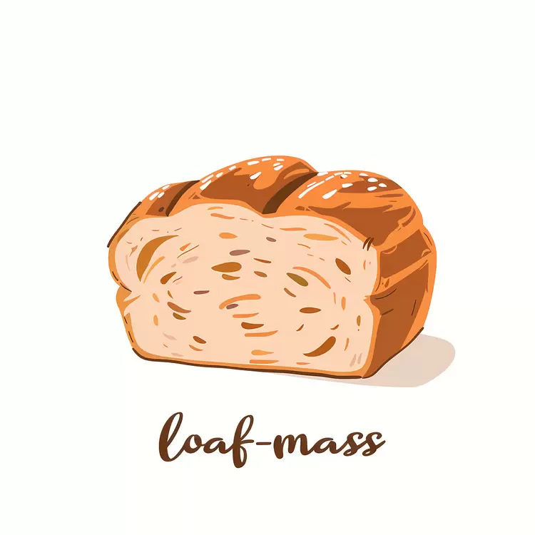 Loaf-Mass Bread Illustration