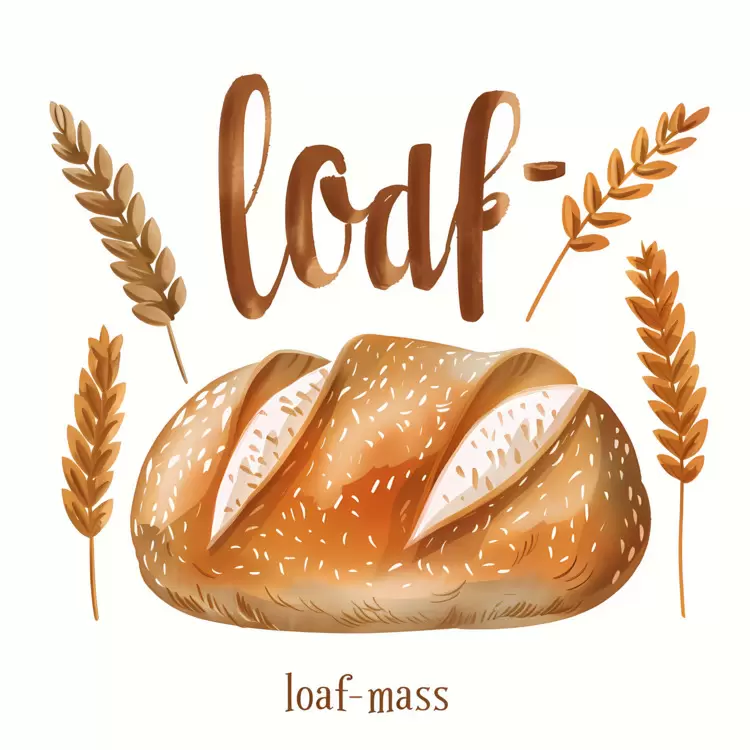 Loaf-Mass Bread Illustration