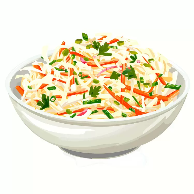 Fresh Cabbage Salad with Greens
