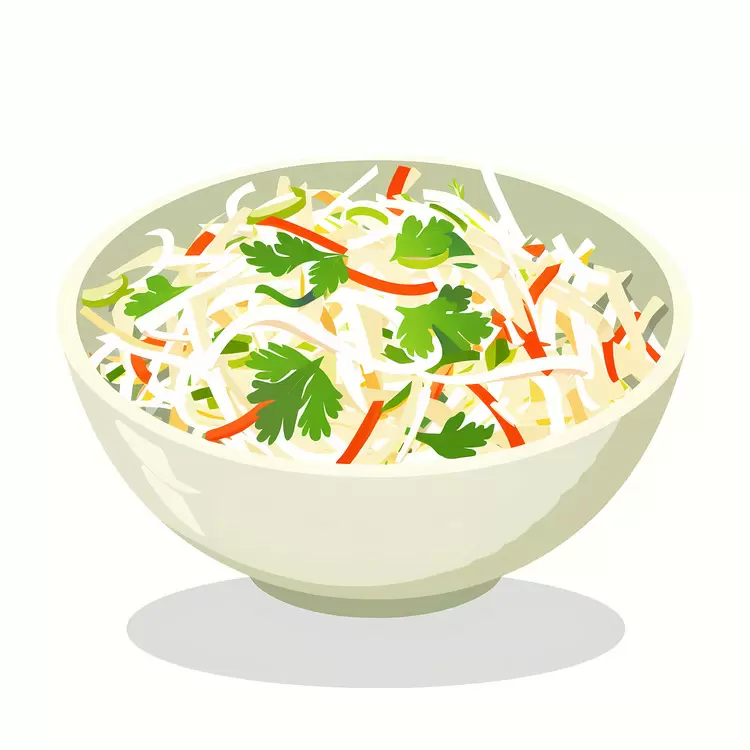 Cabbage Salad with Fresh Greens