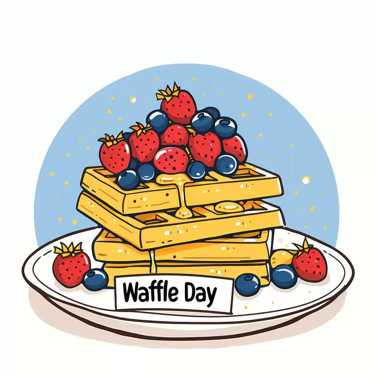 Waffle Day with Fresh Berries