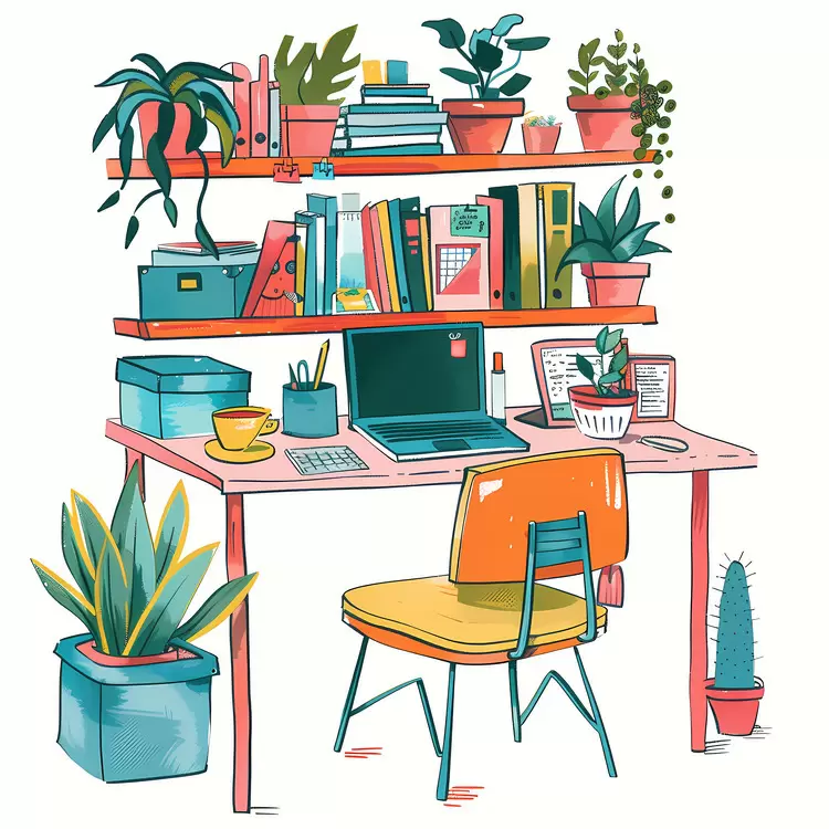 Small cute doodle house