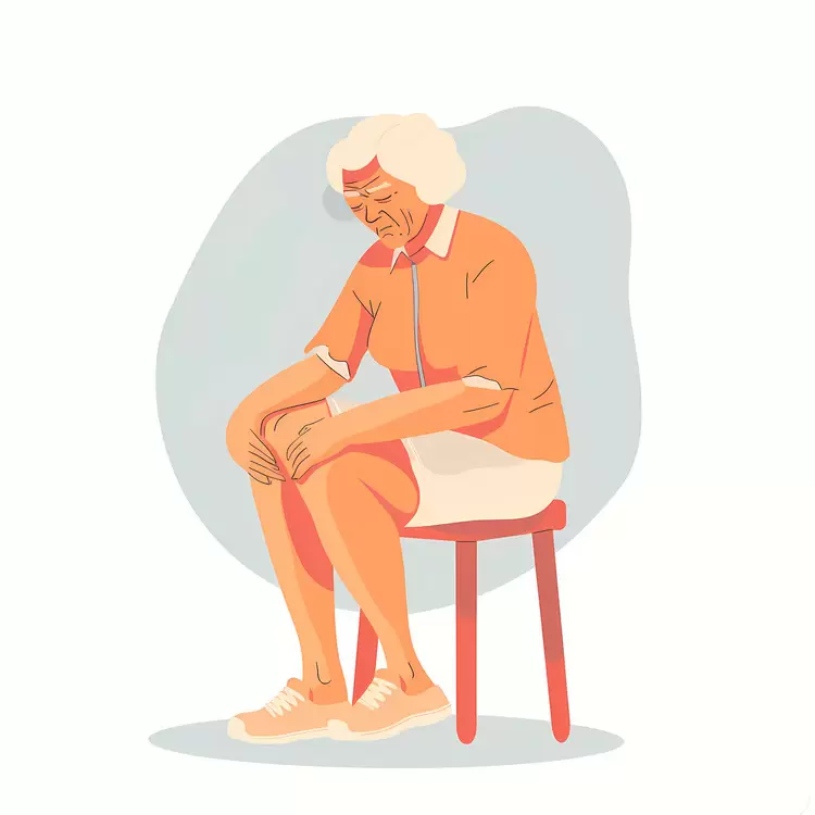 Reflective Elderly Person