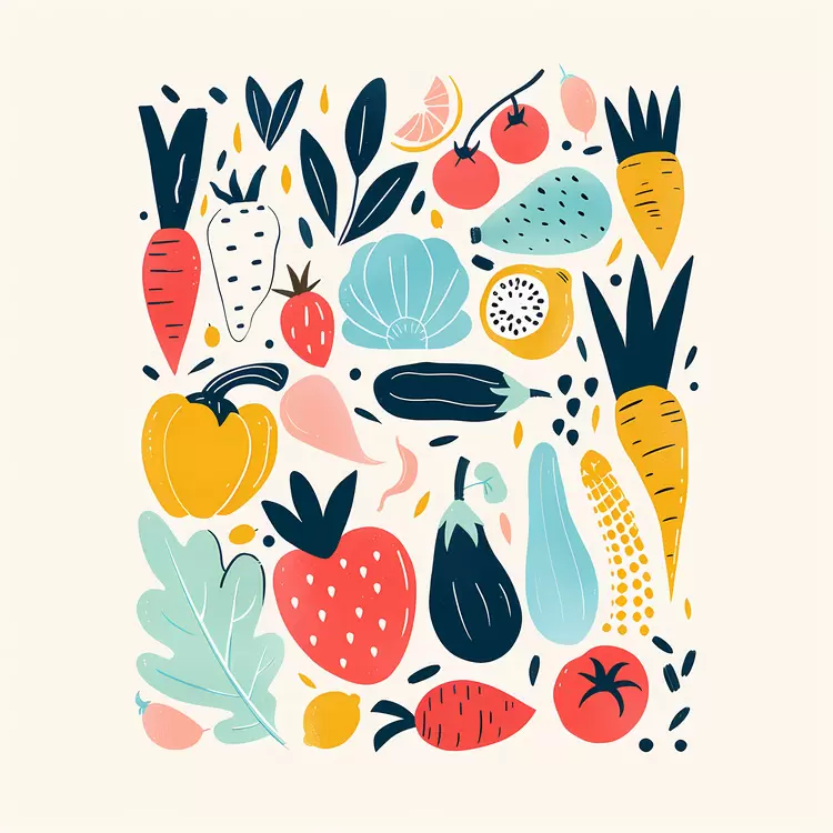 Colorful Fresh Vegetables