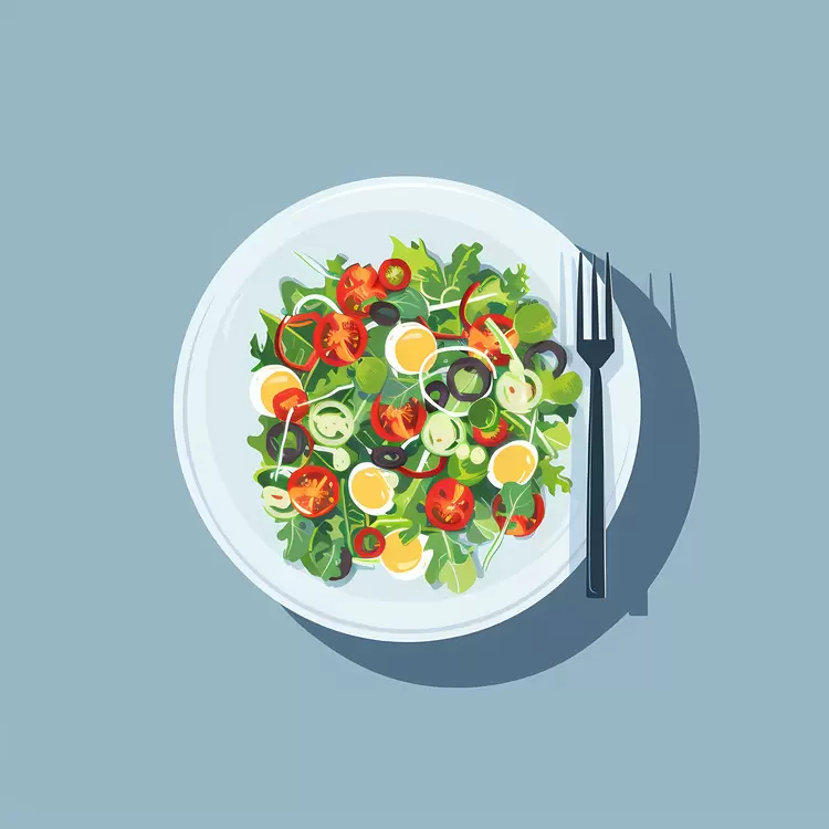 Mixed Salad with Olives