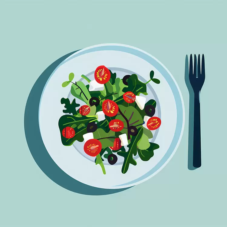 Greek Salad with Feta Cheese