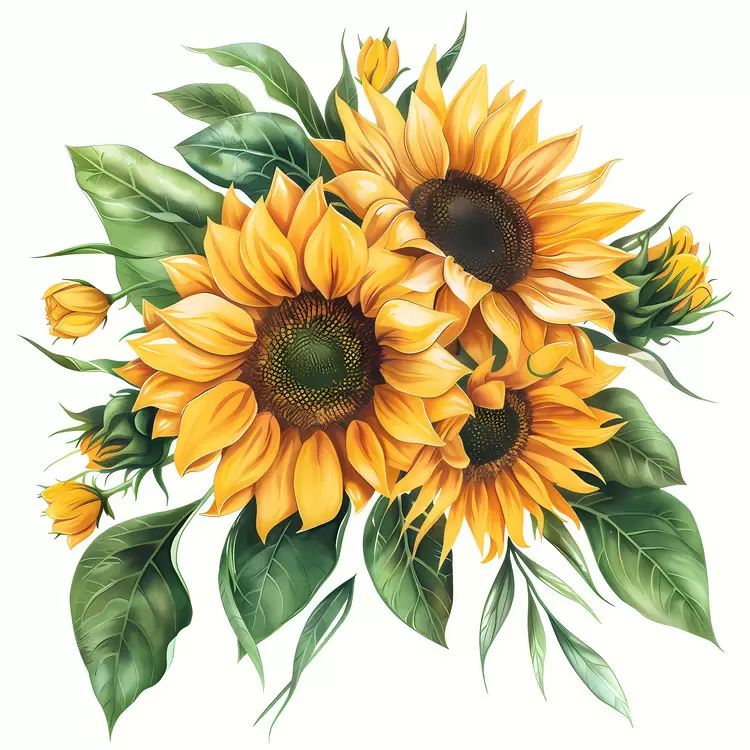 Beautiful Sunflower Arrangement