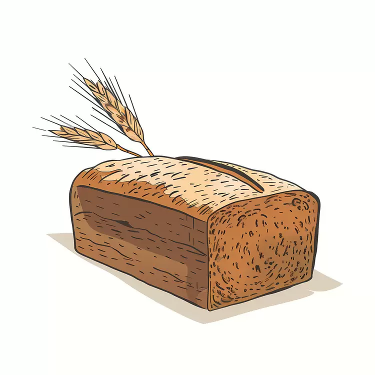 Whole Grain Loaf of Bread