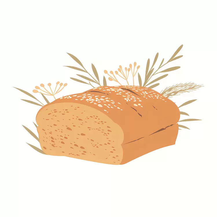 Freshly Baked Loaf of Bread