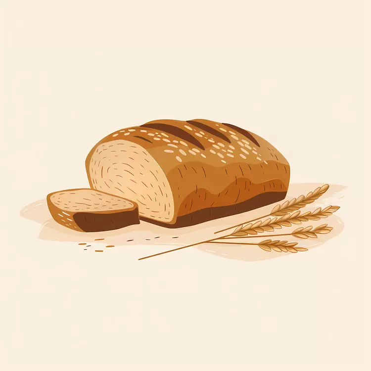 Freshly Sliced Bread
