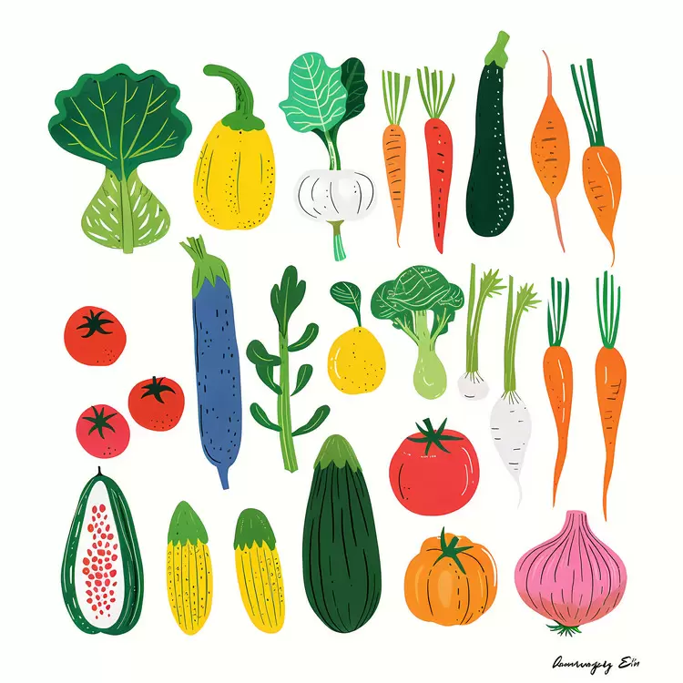 Assorted Organic Vegetables