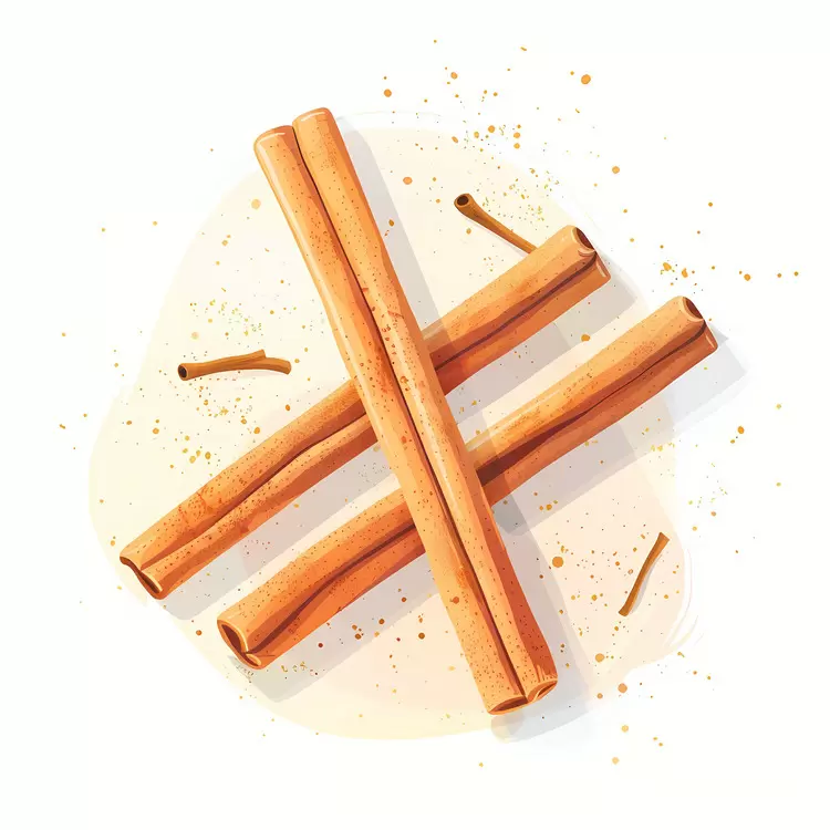 Cinnamon Sticks on a Plate