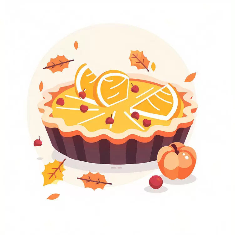 Refreshing Lemon Pie with Slices