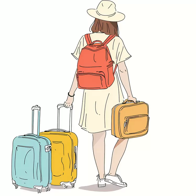 Ready for Adventure with Luggage
