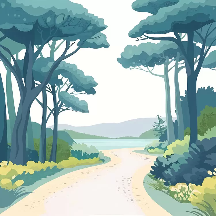 Peaceful Pathway in Nature