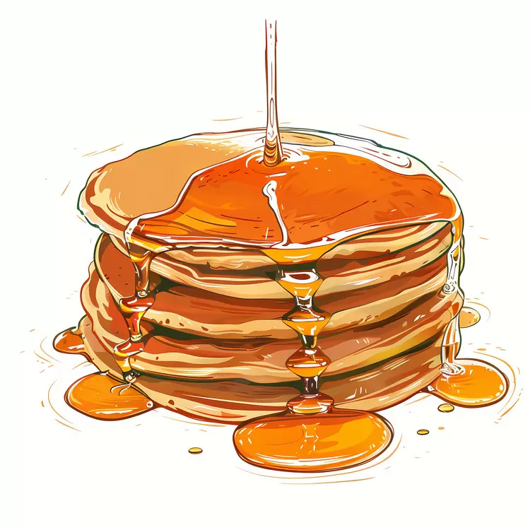 Pancakes with Syrup