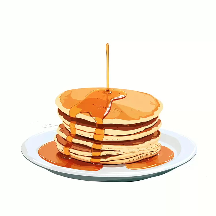 Pancakes with Syrup