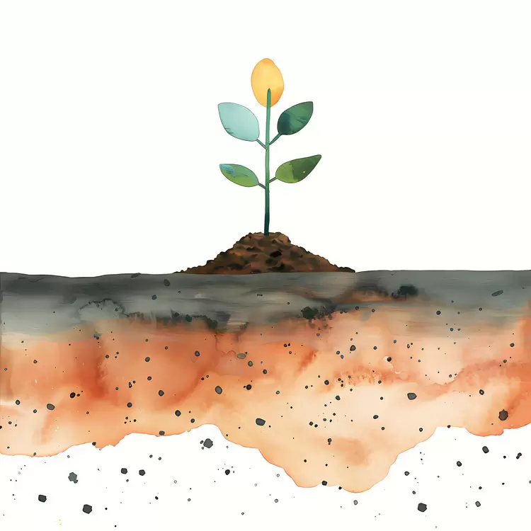 fresh Soil growth new life renewable resources