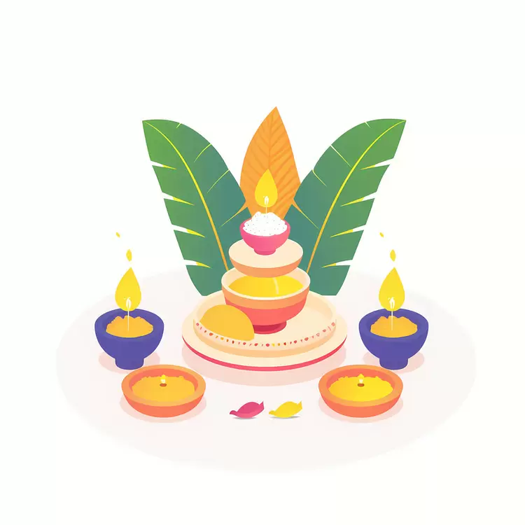 Onam Feast Lakshmi Holi Ganesha Puja