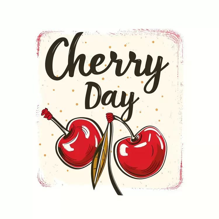Red Delicious Healthy Summer Cherry Day