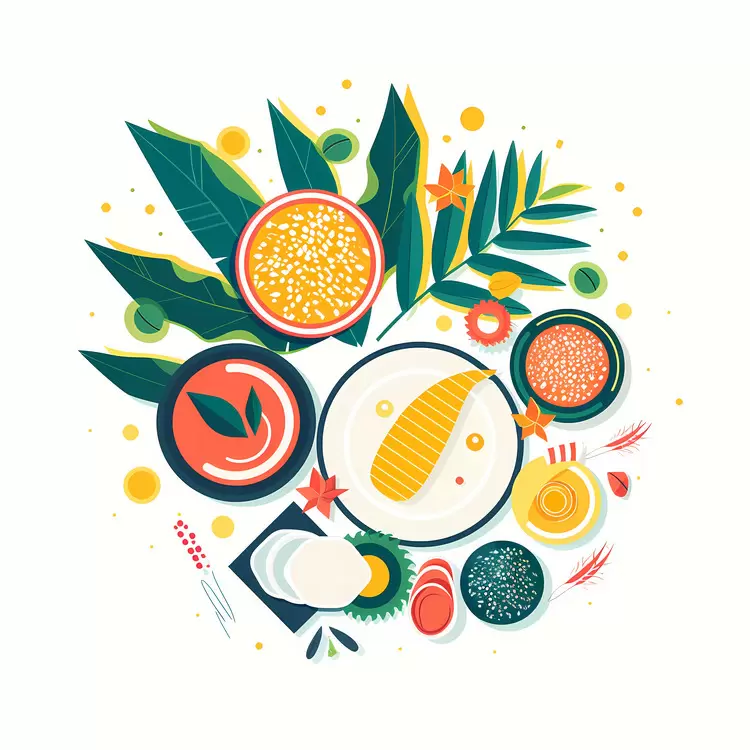 breakfast tropical dishes tropical fruit platter healthy food nutritious meals