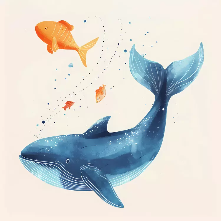 Whale And Fish marine life seal oceanic