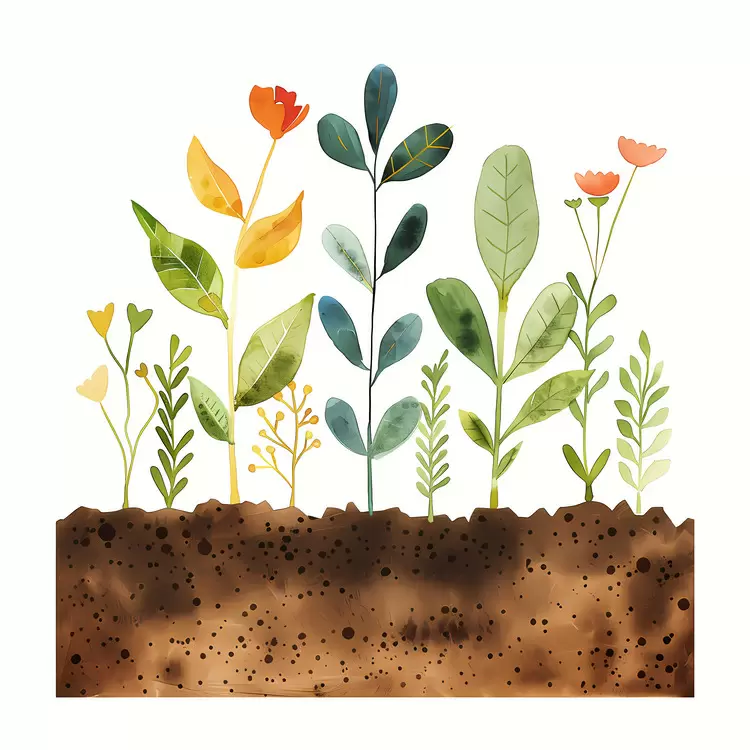 Flowers Greenery Soil Life Garden