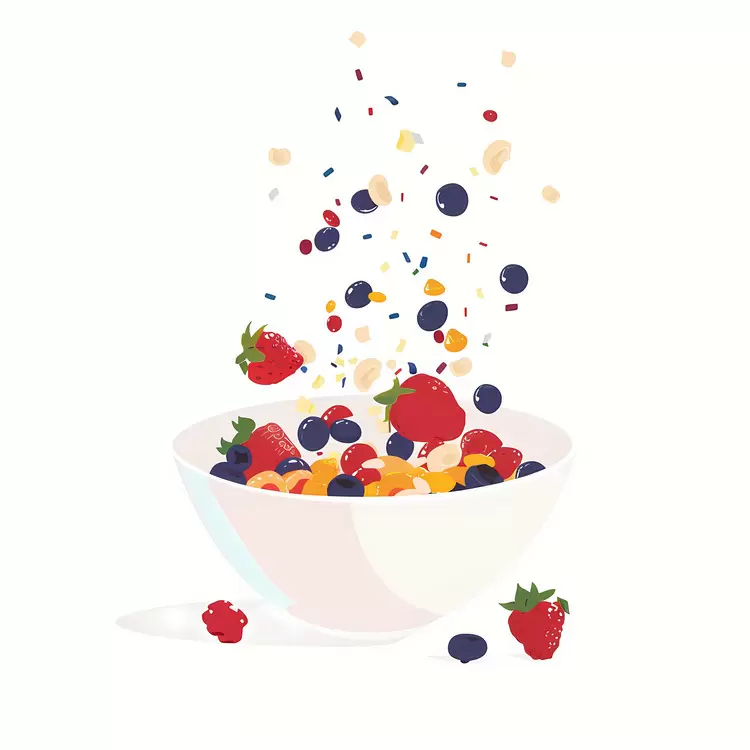 Cereal breakfast Bowl Fruit Nutritious