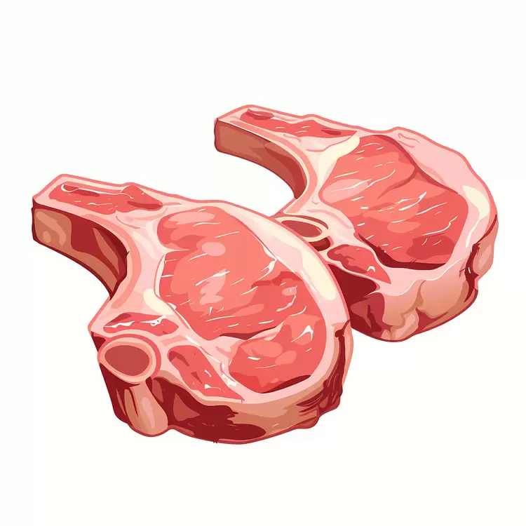 steak cut cooking BBQ Pork chops