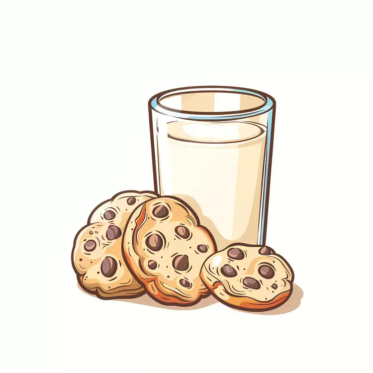 Cookies and Milk mug cereal chocolate chip
