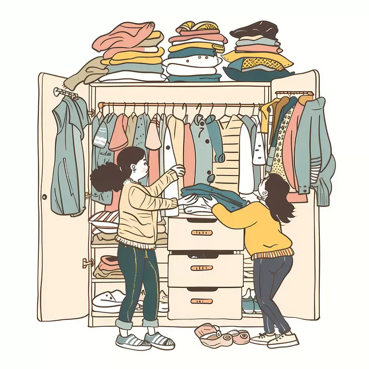Shoe Rack Closet Clothing Management Dressing Room Dresser