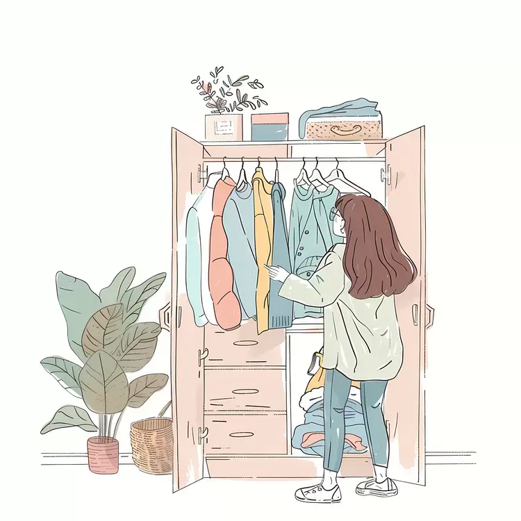 Sweater Hanging Jacket Handbag Woman
