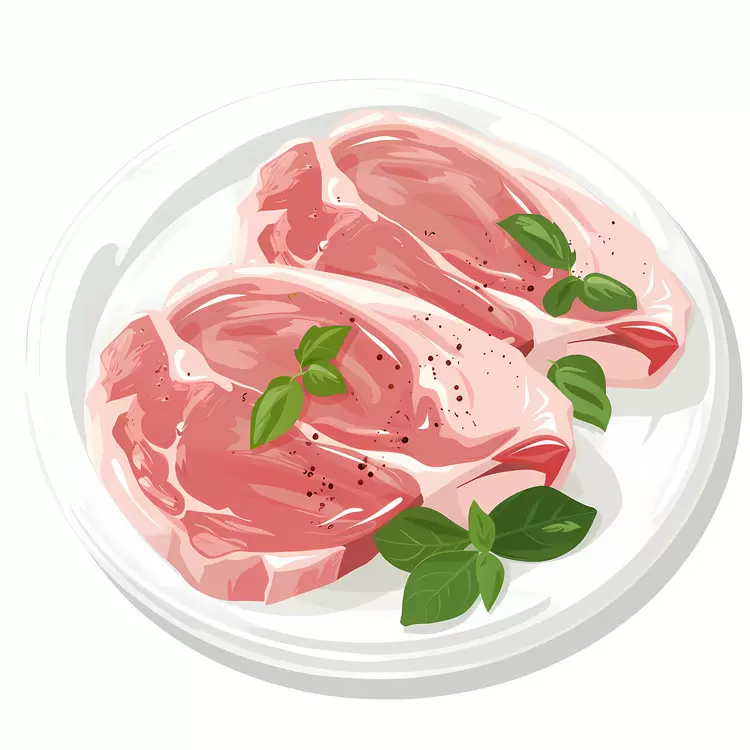 Pan seared steak Pork chops Sauced steak Grilled steak Herbed steak