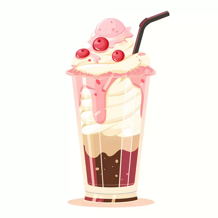 Fruity drink Thickshake Strawberry shake Creamy drink Thick and creamy dessert