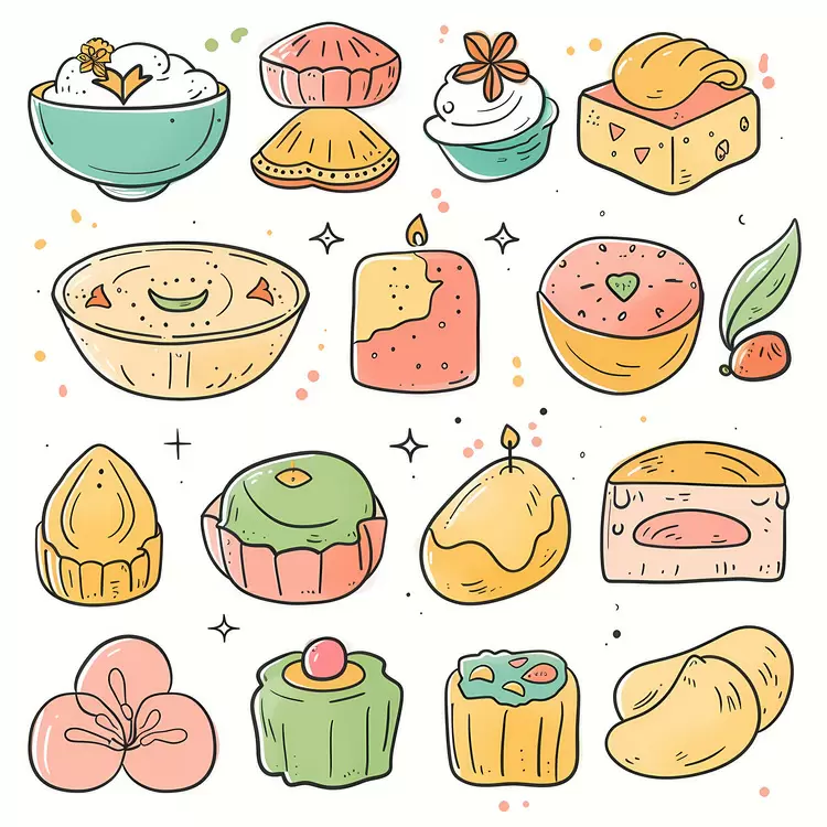 confectionary Diwali Sweets pastry treat food