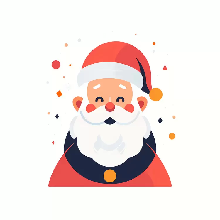 joyful happy holidays festive santa claus christmas