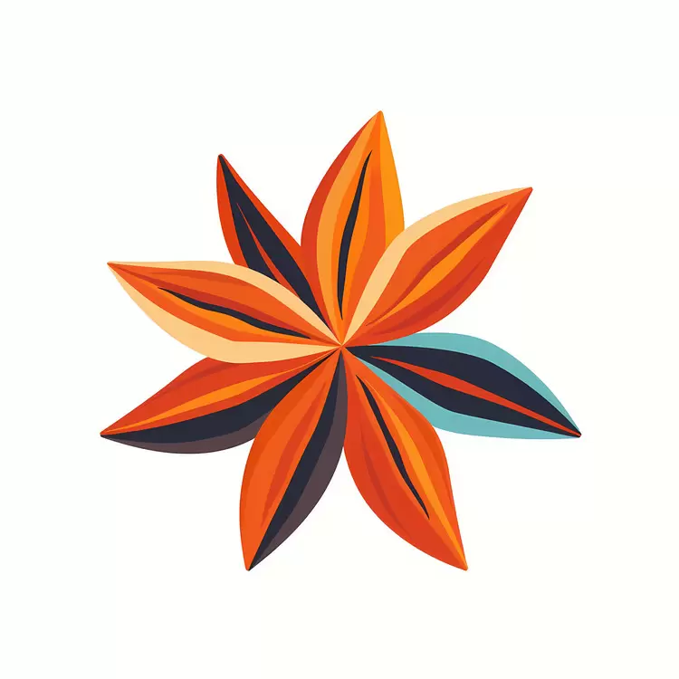 Artwork Modern Colorful Patterns Brown