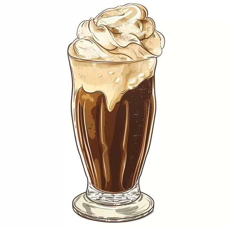 Whipped cream Frosty Ice cream soda Frothy Chocolate