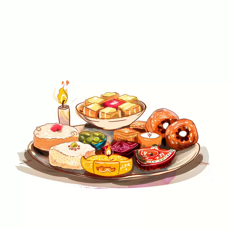 platter desserts baked goods bakery items savory items