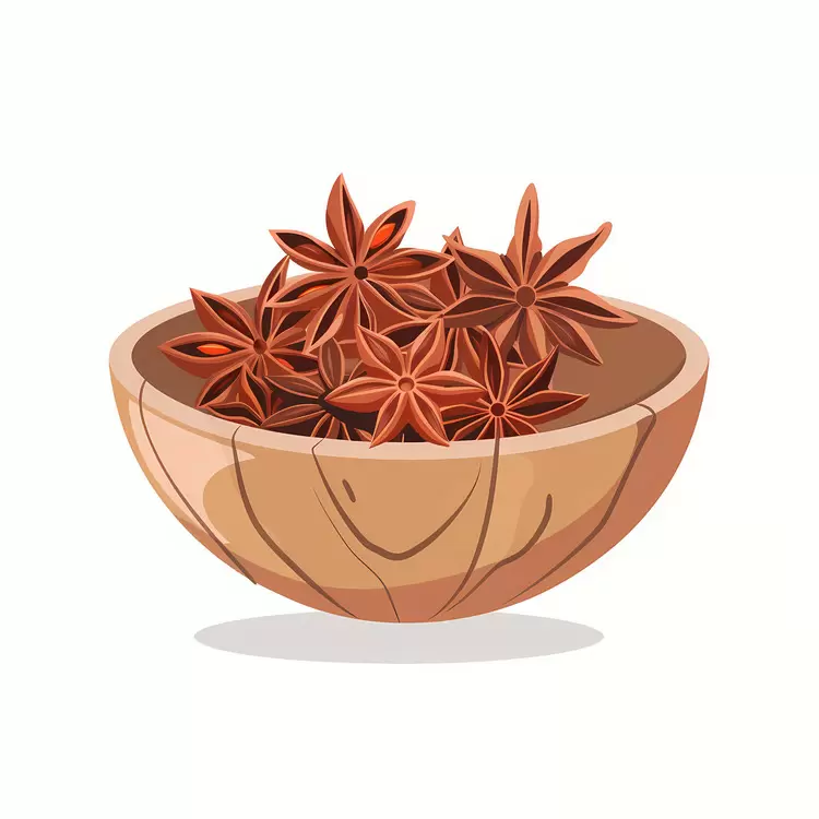 Star anise spice warm brown